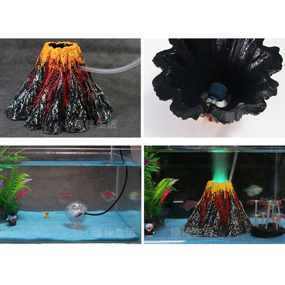 ต้นไม้ประดิษฐ์หญ้าตู้ปลาตกแต่ง Volcano Rock ภูมิทัศน์, Creative Rockery เครื่องประดับเรซิ่น Aquarium ปั๊มลม, ขนาด: S, 8.5*5.5*2.0 ซม., Size: S, 8.5*5.5*2.0 cm