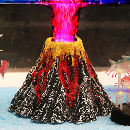 ต้นไม้ประดิษฐ์หญ้าตู้ปลาตกแต่ง Volcano Rock ภูมิทัศน์, Creative Rockery เครื่องประดับเรซิ่น Aquarium ปั๊มลม, ขนาด: S, 8.5*5.5*2.0 ซม., Size: S, 8.5*5.5*2.0 cm