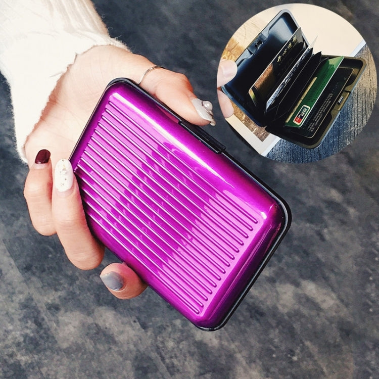 อลูมิเนียมอัลลอยด์และคุณภาพสูง ABS เรซิ่นนามบัตรกรณี Anti-Magnetic Bank Card Case,การจัดส่งสีสุ่ม, Anti-magnetic Bank Card Case