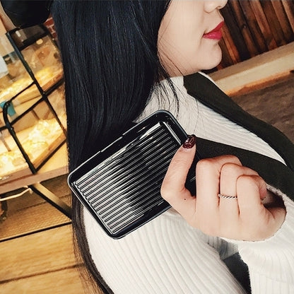 อลูมิเนียมอัลลอยด์และคุณภาพสูง ABS เรซิ่นนามบัตรกรณี Anti-Magnetic Bank Card Case,การจัดส่งสีสุ่ม, Anti-magnetic Bank Card Case