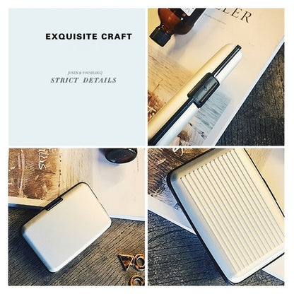 อลูมิเนียมอัลลอยด์และคุณภาพสูง ABS เรซิ่นนามบัตรกรณี Anti-Magnetic Bank Card Case,การจัดส่งสีสุ่ม, Anti-magnetic Bank Card Case