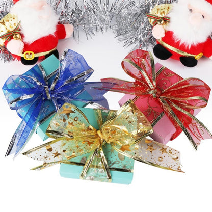 2m Christmas Party ตกแต่ง Glitter Powder ริบบิ้นตกแต่งต้นคริสต์มาส