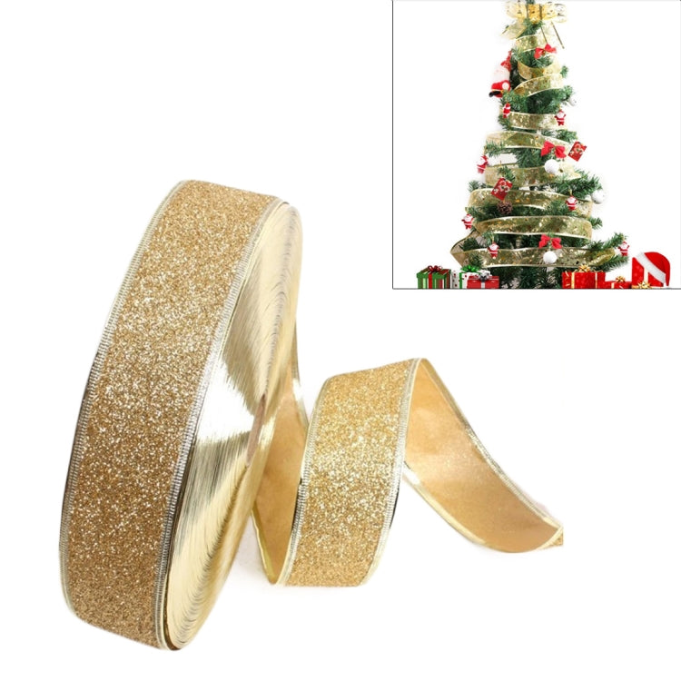 2m Christmas Party ตกแต่ง Glitter Powder ริบบิ้นตกแต่งต้นคริสต์มาส