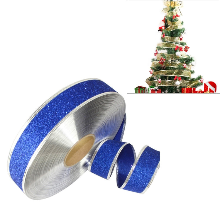 2m Christmas Party ตกแต่ง Glitter Powder ริบบิ้นตกแต่งต้นคริสต์มาส