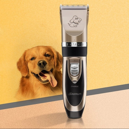 P2 110-240V เซรามิคไทเทเนียมมืออาชีพสัตว์เลี้ยงกรรไกรไฟฟ้าสัตว์เลี้ยงผม Clippers สี่หวี, Ceramics Titanium Scissors