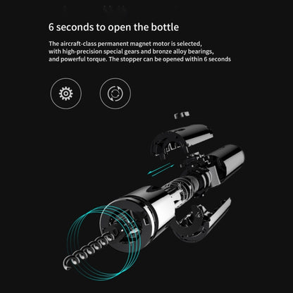 Original Xiaomi Youpin Huohou ขวดไวน์อัตโนมัติ ชุด เกลียวไฟฟ้าพร้อมเครื่องตัดฟอยล์, Corkscrew