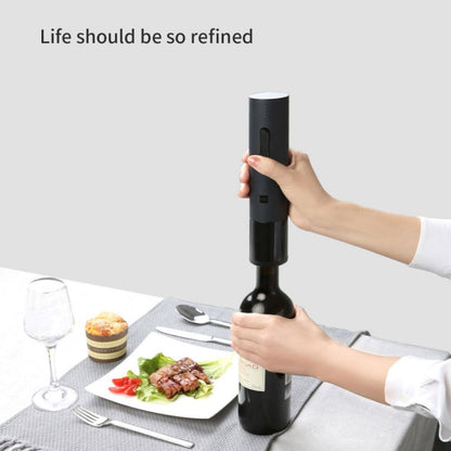 Original Xiaomi Youpin Huohou ขวดไวน์อัตโนมัติ ชุด เกลียวไฟฟ้าพร้อมเครื่องตัดฟอยล์, Corkscrew