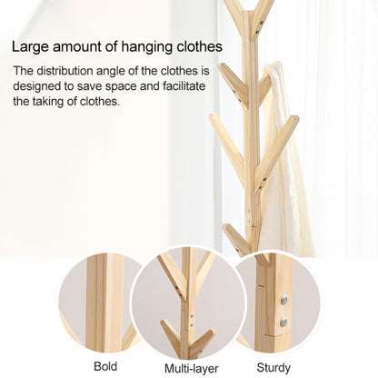 Creative Tree-รูปไม้ชั้น Hatstand แขวนเสื้อผ้าขนาด: 175x45x45 ซม, 175x45x45cm (Dark Coffee), 175x45x45cm (White), 175x45x45cm (Wood)