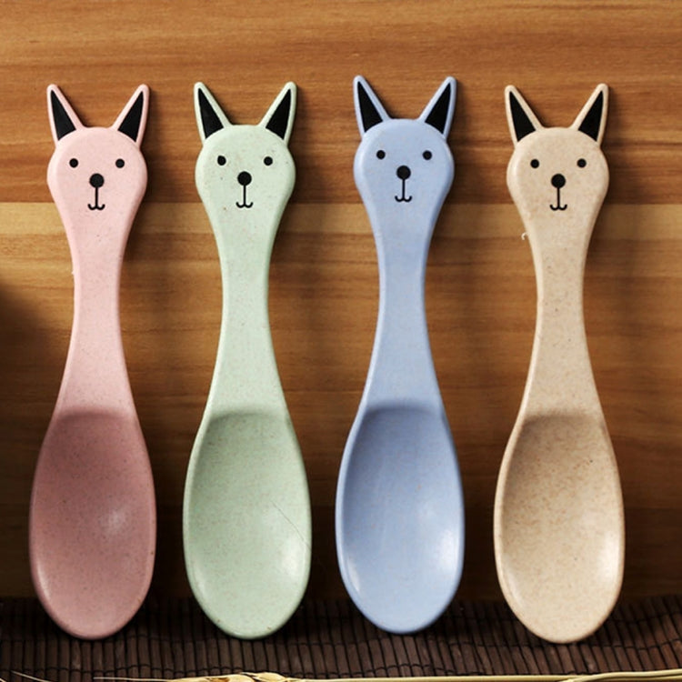 ชามวัสดุก้านข้าวสาลีสำหรับเด็ก Balcherlam + ชุดช้อน จัดส่งสีแบบสุ่ม, Bowls + Spoon Kit