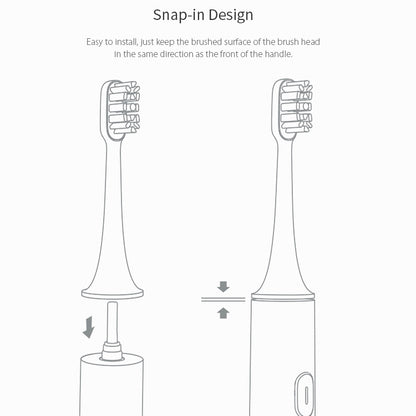 3 PCS Original Xiaomi Mijia หัวแปรงสีฟันไฟฟ้าทดแทนการดูแลสุขภาพช่องปาก (ชนิดละเอียดอ่อน)