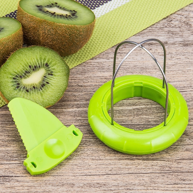 3 ชิ้นแบบพกพาและพิเศษ ABS + สแตนเลสผลไม้กีวีปอก, การจัดส่งสีสุ่ม, 3 PCS   Kiwi Fruit Peeler 2