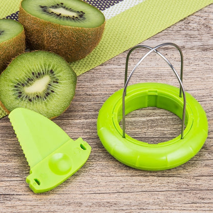 3 ชิ้นแบบพกพาและพิเศษ ABS + สแตนเลสผลไม้กีวีปอก, การจัดส่งสีสุ่ม, 3 PCS   Kiwi Fruit Peeler 2