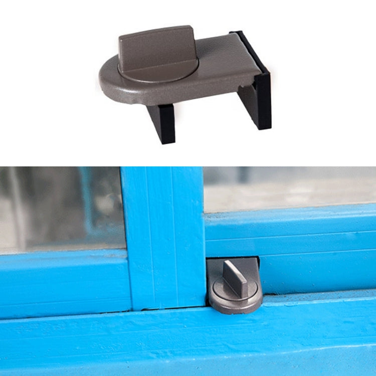 เลื่อน SASH Stopper ตู้ล็อคและสายรัดประตูความปลอดภัย Anti-Theft ล็อคประตูหน้าต่างเด็กความปลอดภัย ล็อค, 029