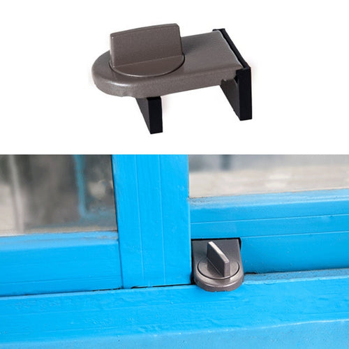 เลื่อน SASH Stopper ตู้ล็อคและสายรัดประตูความปลอดภัย Anti-Theft ล็อคประตูหน้าต่างเด็กความปลอดภัย ล็อค, 029