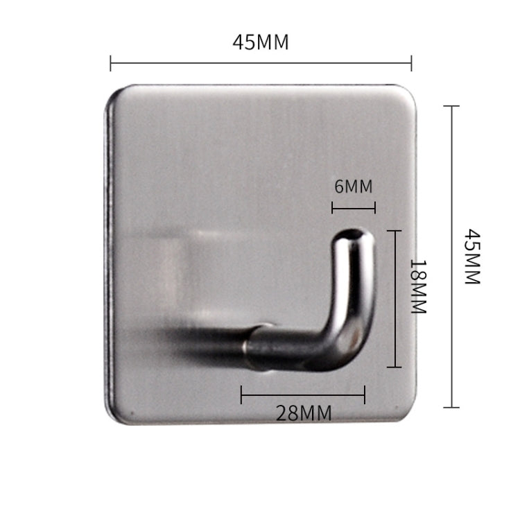 MYD-1038 304 สแตนเลสสตีลตะขอเหนียวห้องครัวห้องน้ำ Multi-Functional Hole ฟรี Wall Mount Holder, MYD-1038