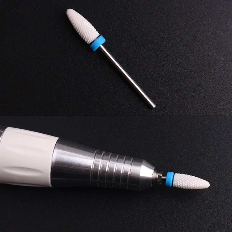 หัวเจียรไฟฟ้าทรงกระบอกทรงข้าวโพดเล็บเซรามิกขนาด: 49 * 6 มม, Size: 49*6mm