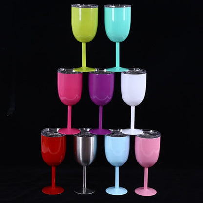 ใหม่แฟชั่นสแตนเลสสูญญากาศถ้วยไวน์แดงค็อกเทล Goblet ของขวัญสร้างสรรค์