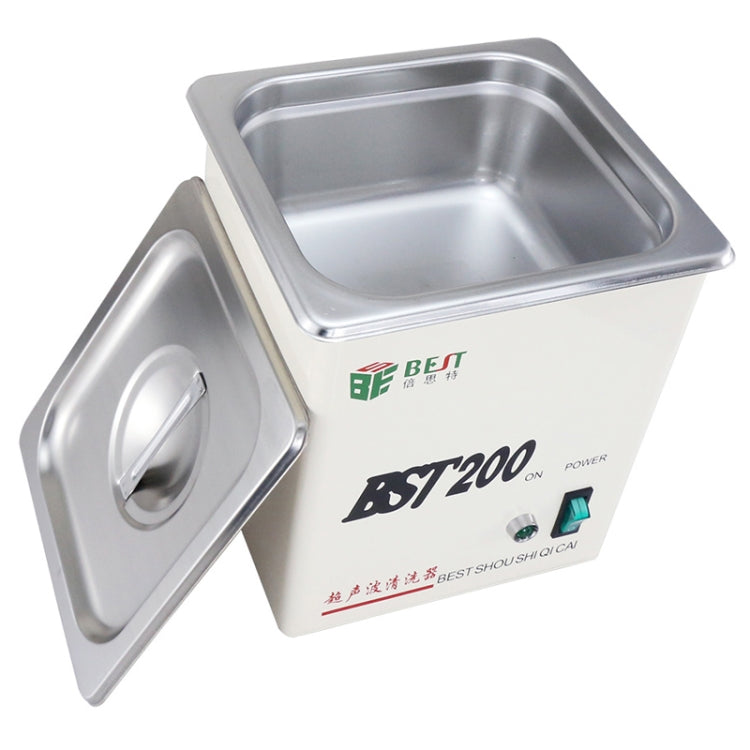 BEST-200 เครื่องทำความสะอาดอัลตราโซนิกสแตนเลส 1.5 ลิตร (แรงดันไฟฟ้า 220V), BEST-200 1.5L