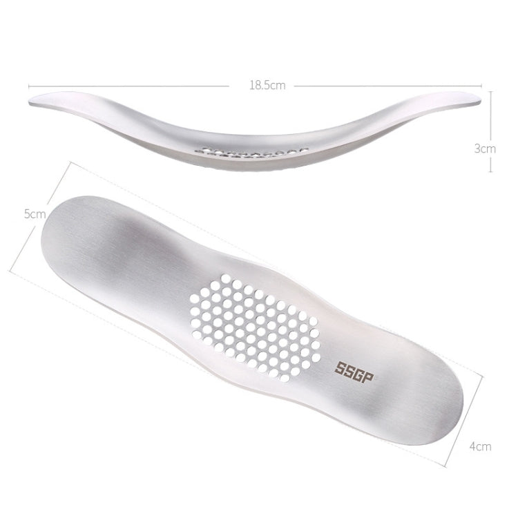 SSGP ครัวเครื่องมือคู่มือ 304 สแตนเลสแปรงเนื้อกระเทียม Presser, 304 Stainless Steel Garlic Crusher
