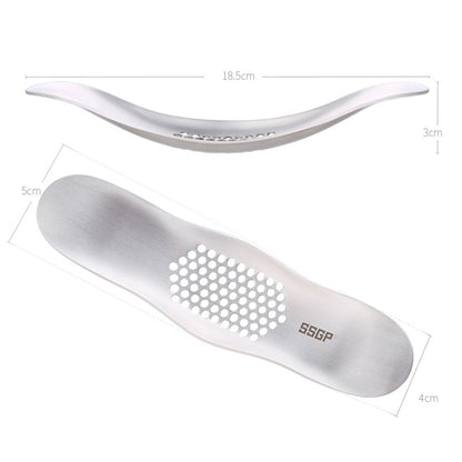 SSGP ครัวเครื่องมือคู่มือ 304 สแตนเลสแปรงเนื้อกระเทียม Presser, 304 Stainless Steel Garlic Crusher