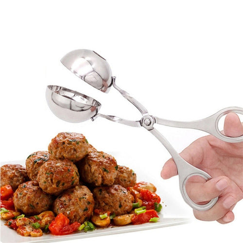 สแตนเลส Meatball Maker ยัดไส้ Meatball คลิป DIY ปลาเนื้อข้าว Ball Maker, Stainless Steel