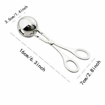 สแตนเลส Meatball Maker ยัดไส้ Meatball คลิป DIY ปลาเนื้อข้าว Ball Maker, Stainless Steel