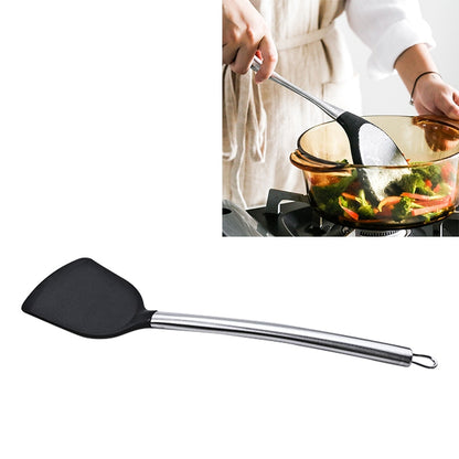 kn605 สแตนเลสจับซิลิโคน Slice ทนต่ออุณหภูมิสูง Slice ทำอาหาร, Black, Grey, Red