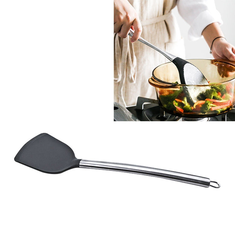 kn605 สแตนเลสจับซิลิโคน Slice ทนต่ออุณหภูมิสูง Slice ทำอาหาร, Black, Grey, Red