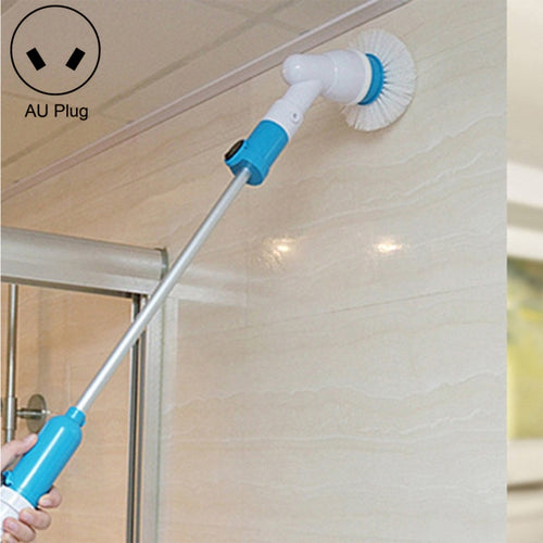 มัลติฟังก์ชั่นอ่างและกระเบื้องเครื่องขัดพื้นไร้สาย Power Spin Scrubber Power ชุดแปรงทำความสะอาดสำหรับผนังห้องน้ำ, ปลั๊ก AU, AU Plug