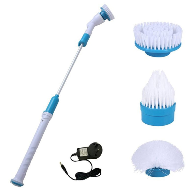 มัลติฟังก์ชั่นอ่างและกระเบื้องเครื่องขัดพื้นไร้สาย Power Spin Scrubber Power ชุดแปรงทำความสะอาดสำหรับผนังห้องน้ำ, ปลั๊ก AU, AU Plug