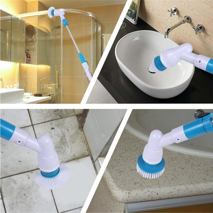 มัลติฟังก์ชั่นอ่างและกระเบื้องเครื่องขัดพื้นไร้สาย Power Spin Scrubber Power ชุดแปรงทำความสะอาดสำหรับผนังห้องน้ำ, ปลั๊ก AU, AU Plug