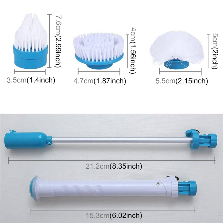 มัลติฟังก์ชั่นอ่างและกระเบื้องเครื่องขัดพื้นไร้สาย Power Spin Scrubber Power ชุดแปรงทำความสะอาดสำหรับผนังห้องน้ำ, ปลั๊ก AU, AU Plug