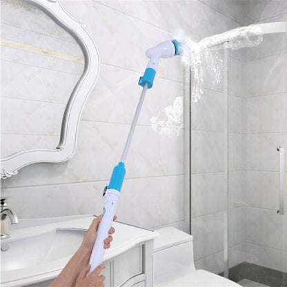 มัลติฟังก์ชั่นอ่างและกระเบื้องเครื่องขัดพื้นไร้สาย Power Spin Scrubber Power ชุดแปรงทำความสะอาดสำหรับผนังห้องน้ำ, ปลั๊ก AU, AU Plug
