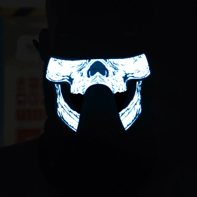FG-MA-023 หน้ากากฮาโลวีนควบคุมเสียง LED Light Light Terror หน้ากากคอสเพลย์, FG-MA-023