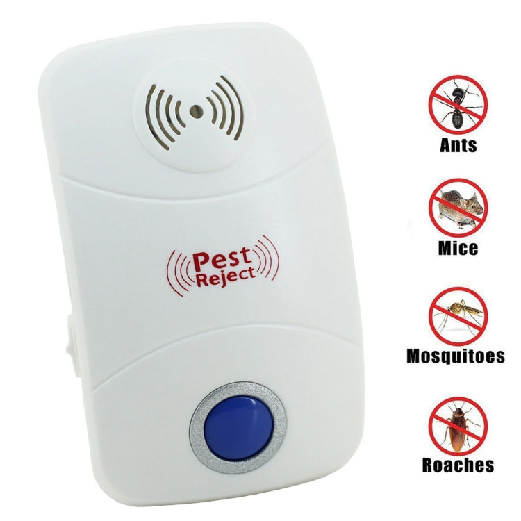 เครื่องกำจัดแมลงและสัตว์รบกวนด้วยคลื่นอัลตราโซนิกอิเล็กทรอนิกส์พร้อมไฟ LED, ปลั๊ก UK, AC90V-250V, UK Plug