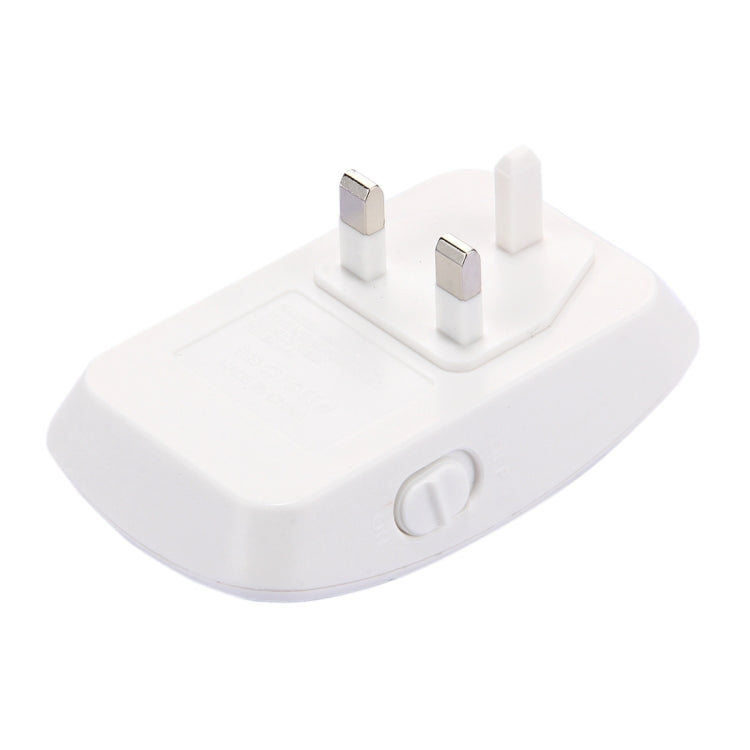 เครื่องกำจัดแมลงและสัตว์รบกวนด้วยคลื่นอัลตราโซนิกอิเล็กทรอนิกส์พร้อมไฟ LED, ปลั๊ก UK, AC90V-250V, UK Plug