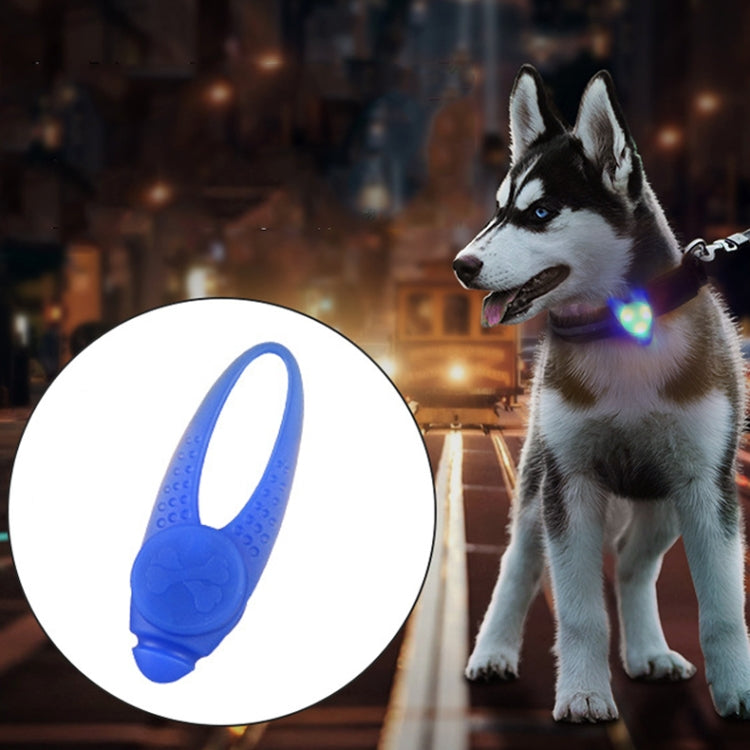 LED Night Light Pet Safety Collar จี้ซิลิโคน