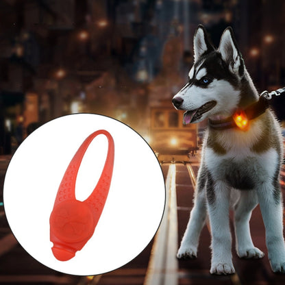 LED Night Light Pet Safety Collar จี้ซิลิโคน