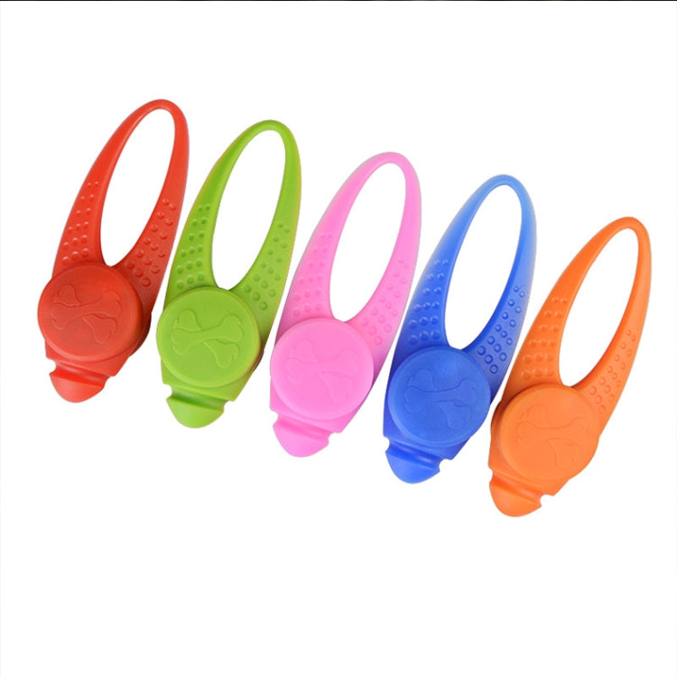 LED Night Light Pet Safety Collar จี้ซิลิโคน