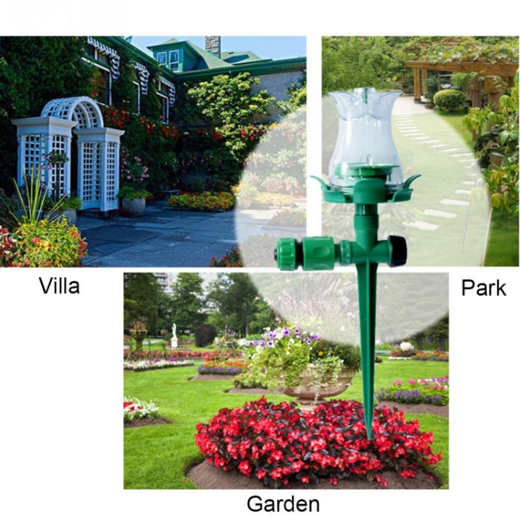 LED Luminous Lawn Sprinkler สปริงเกลอร์น้ำอัตโนมัติ สวน หัวฉีดชลประทานกลางแจ้งสำหรับ Courtyard, LED Lawn Sprinkler