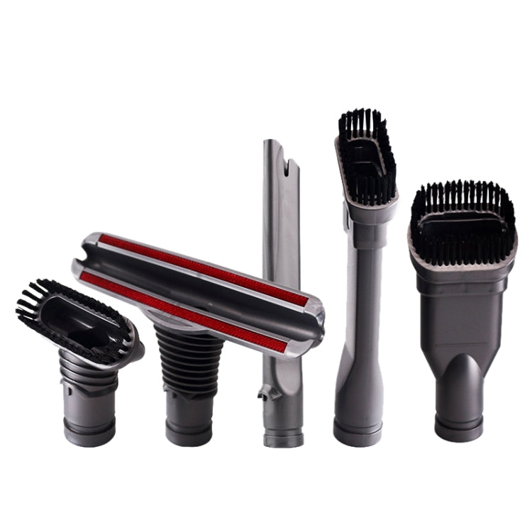 5 ชิ้นเครื่องดูดฝุ่นไร้สายในครัวเรือนหัวแปรงอุปกรณ์เสริมสำหรับ Dyson V6, 5pcs / Set