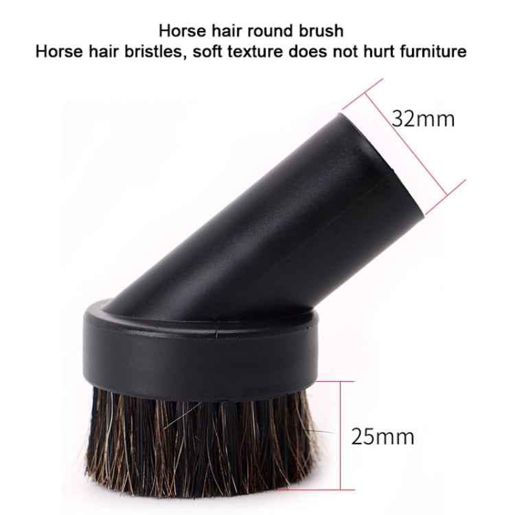 ชุดหัวแปรงเครื่องดูดฝุ่นในครัวเรือน 5 ชิ้น เส้นผ่านศูนย์กลางภายใน: 32มม, Brush Head Set