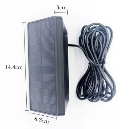 เครื่องชาร์จพลังงานแสงอาทิตย์ 1500mAh แบตเตอรี่กันน้ำสำหรับกล้องล่าสัตว์เกม Trail, 1500mAh