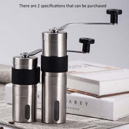 เครื่องบดเมล็ดกาแฟมือหมุนแบบมือหมุนแบบพกพาทรงกรวยเสี้ยนความจุ: 30 กรัม, Capacity: 30g
