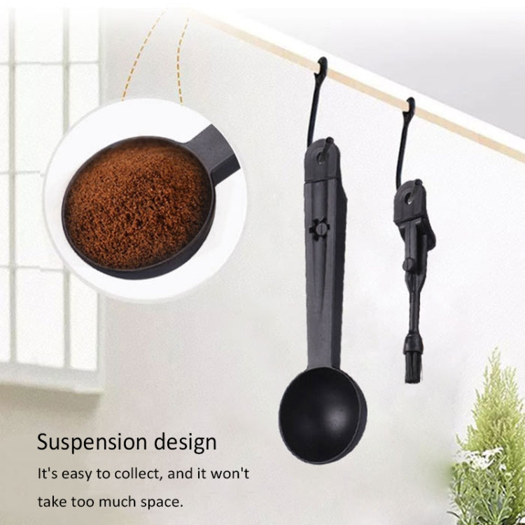 เครื่องมือแปรงทำความสะอาดเครื่องชงกาแฟพร้อมช้อนตัก, Coffee Machine Cleaning Tool