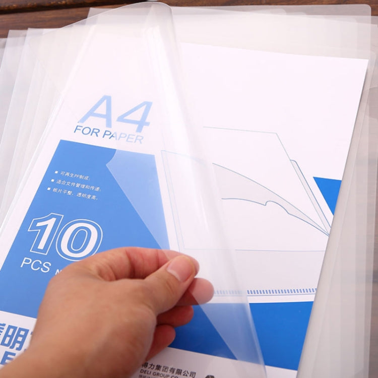 แฟ้มเอกสาร A4 หน้าเดียวใส 10 ชิ้น ขนาด 32.1*30.7ซม, 32.1x30.7cm