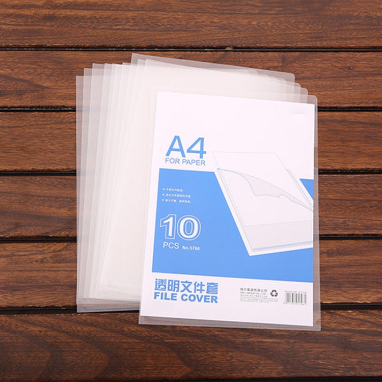 แฟ้มเอกสาร A4 หน้าเดียวใส 10 ชิ้น ขนาด 32.1*30.7ซม, 32.1x30.7cm