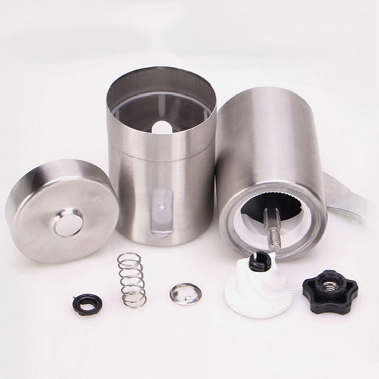 แบบพกพา Conical Burr Mill คู่มือสแตนเลสสตีลพริกไทยมือ Crank เครื่องบดกาแฟ,ของขวัญกล่องแพคเกจ, Coffee Bean Grinder