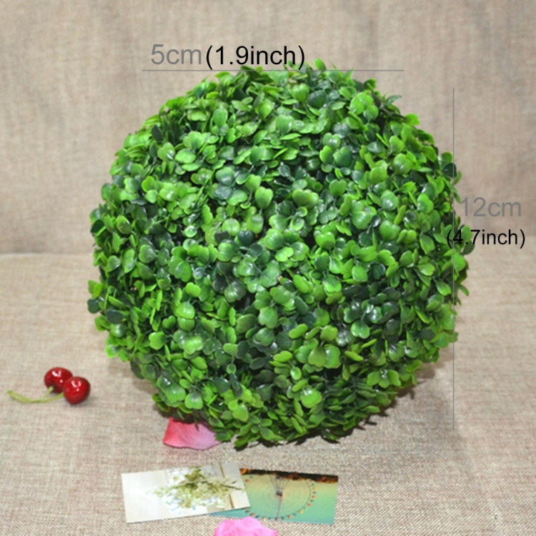 ประดิษฐ์ Aglaia Odorata พืช Ball Topiary งานแต่งงานหน้าแรกตกแต่งกลางแจ้งเครื่องประดับแขวน, เส้นผ่านศูนย์กลาง: 4.7 นิ้ว, 4.7 inch