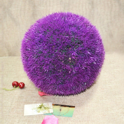 หญ้าเทียมพืช Ball Topiary งานแต่งงานหน้าแรกตกแต่งกลางแจ้งเครื่องประดับแขวน, เส้นผ่านศูนย์กลาง: 4.7 นิ้ว, 4.7 inch